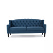 Ken 74" Upholstered Button Tufted Sofa