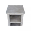 Hampton Accent Table with Shelves