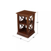Hampton Accent Table with Shelves