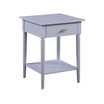 Amy 1 Drawer End Table with Shelf