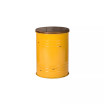 Modern Metal Storage Accent Table or Stool, Set of 2