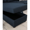 Newton 2 Piece Storage Sofa Bed Sectional