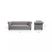 Alto 88" Tufted Chesterfield Sofa