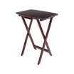 Darlene 2-Piece Wood Snack Table Set