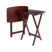 Darlene 2-Piece Wood Snack Table Set