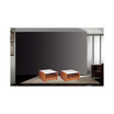 End Table with Tempered Glass and MDF Board