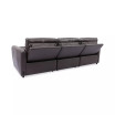 Danvors 3-Pc. Leather Sectional Sofa with 3 Power Recliners and Power Headrests