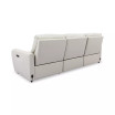 Danvors 3-Pc. Leather Sectional Sofa with 3 Power Recliners and Power Headrests