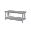 Mission Coffee Table with Shelf