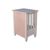 Mission Tall End Table with Drawer