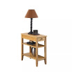 American Heritage Three Tier End Table With Drawer