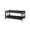 Omega Coffee Table with Shelf