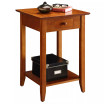 American Heritage 1 Drawer End Table with Shelf