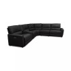 Danvors 6-Pc. Leather Sectional Sofa with 3 Power Recliners, Power Headrests, Console, and USB Power Outlet