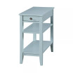 American Heritage 1 Drawer Chairside End Table with Shelves