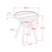 Capitola Round Patio Side Table