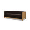 Georgia 81" Cane Rattan Tuxedo Sofa
