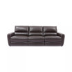 Danvors 3-Pc. Leather Sectional Sofa with 2 Power Recliners and Power Headrests