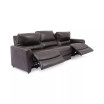 Danvors 3-Pc. Leather Sectional Sofa with 2 Power Recliners and Power Headrests