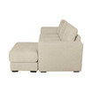 Elizabeth 85" Stain-Resistant Fabric Reversible Sofa Chaise Sectional
