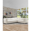 Kyle 3 Piece Stain-Resistant Fabric Sectional