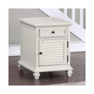 Charlestown 18" Wide Wooden Storage End Table with USB Port