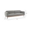Kaycee 90"  Linen Sofa