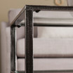Brookford Metal and Glass Rectangular Open Shelf Cocktail Table