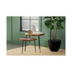 2 Piece Round Nesting Table with Tripod Tapered Legs