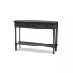Garvey French Provincial Finished Wood 3-Drawer Entryway Console Table