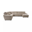 Gabrine 6-Pc. Leather Sectional with 3 Power Headrests and Chaise