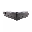 Gabrine 6-Pc. Leather Sectional with 3 Power Headrests and Chaise