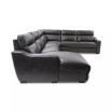 Gabrine 6-Pc. Leather Sectional with 3 Power Headrests and Chaise