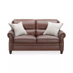 Marick 67" Leather Roll Arm Loveseat