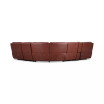 Thaniel 6-Pc. Leather Sectional with 2 Power Recliners and 1 USB Console
