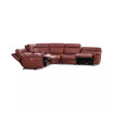 Thaniel 6-Pc. Leather Sectional with 2 Power Recliners and 1 USB Console