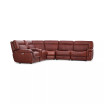 Thaniel 6-Pc. Leather Sectional with 2 Power Recliners and 1 USB Console