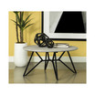 Round Coffee Table with Hairpin Legs