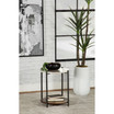 20" Marble Round Accent Table with Marble Top