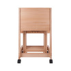 Brienda 5-Piece Wood Flip Top Snack Table Set