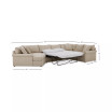 Wrenley 170" 3-Pc. Fabric Sectional Full Sleeper Cuddler Chaise Sofa