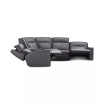 Dextan Leather 6-Pc. Sectional with 3 Power Recliners and 1 USB Console