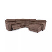 Hutchenson 5-Pc. Fabric Chaise Sectional with 2 Power Recliners
