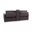 Danvors 3Pc Leather Sectional with 2 Power Recliners and Headrests