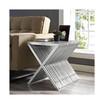 Press Stainless Steel Side Table