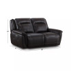 Lenardo 2-Pc. Leather Sofa with 2 Power Recliners