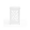 Coventry Wood End Table with Tray Shelf and Bottom Shelf