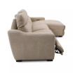 Gabrine 3-Pc. Leather Sectional with 2 Power Headrests & Chaise