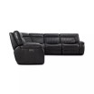 Thaniel 6-Pc. Leather Sectional with 3 Power Recliners and 1 USB Console