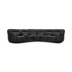 Thaniel 6-Pc. Leather Sectional with 3 Power Recliners and 1 USB Console